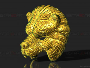squid game mask - vip lion mask 3d print model 3D-printmodel