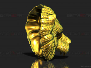 squid game mask - vip lion mask 3d print model 3D-printmodel