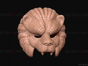 squid game mask - vip lion mask 3d print model 3D-printmodel