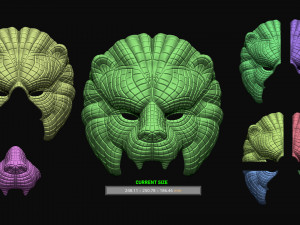 squid game mask - vip lion mask 3d print model 3D-printmodel
