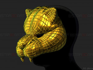squid game mask - vip tiger mask cosplay 3d print model 3D Print Model