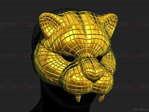 squid game mask - vip tiger mask cosplay 3d print model 3D Print Model