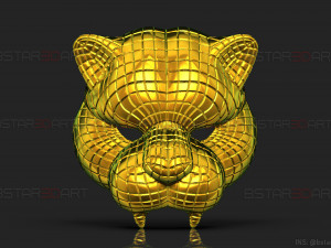 squid game mask - vip tiger mask cosplay 3d print model 3D Print Model