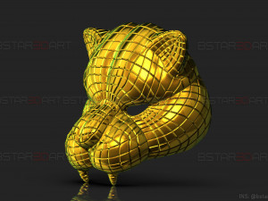 squid game mask - vip tiger mask cosplay 3d print model 3D Print Model