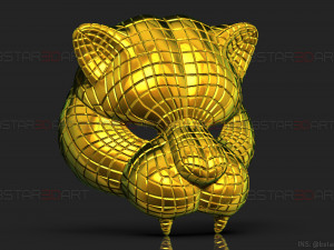 squid game mask - vip tiger mask cosplay 3d print model 3D Print Model