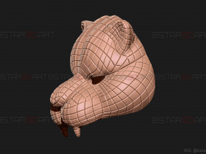 squid game mask - vip tiger mask cosplay 3d print model 3D Print Model