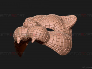 squid game mask - vip tiger mask cosplay 3d print model 3D Print Model