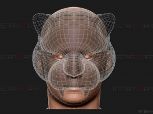 squid game mask - vip tiger mask cosplay 3d print model 3D Print Model