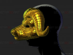 squid game mask - vip buffalo mask cosplay 3d print model Modelo de impresión 3D
