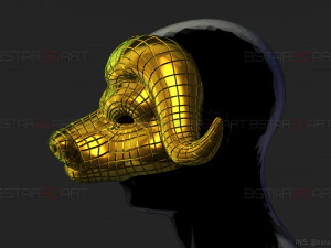 squid game mask - vip buffalo mask cosplay 3d print model 3D Print Model