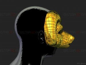 squid game mask - vip buffalo mask cosplay 3d print model Modelo de impresión 3D