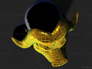 squid game mask - vip buffalo mask cosplay 3d print model Modelo de impresión 3D