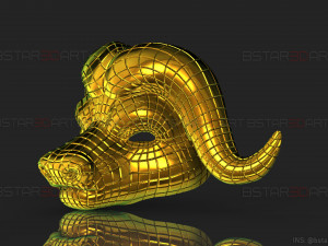 squid game mask - vip buffalo mask cosplay 3d print model Modelo de impresión 3D