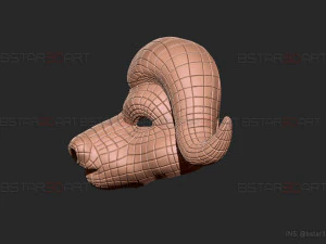 squid game mask - vip buffalo mask cosplay 3d print model 3D Print Model