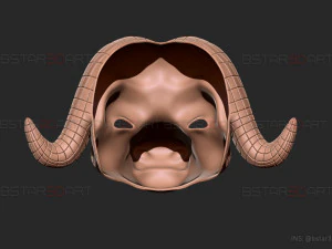 squid game mask - vip buffalo mask cosplay 3d print model 3D Print Model