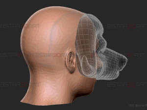 squid game mask - vip buffalo mask cosplay 3d print model Modelo de impresión 3D