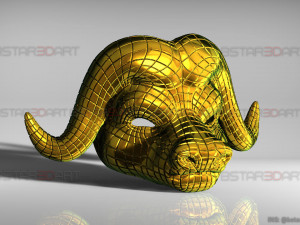 squid game mask - vip buffalo mask cosplay 3d print model Modelo de impresión 3D