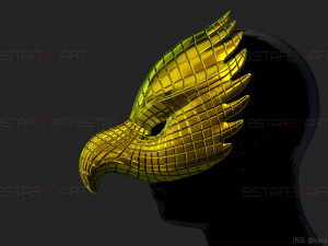 squid game mask - vip eagle mask cosplay 3d print model 3D Принт Модель