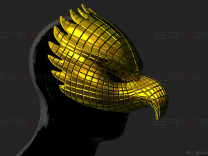 squid game mask - vip eagle mask cosplay 3d print model 3D Принт Модель