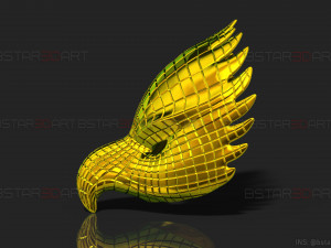 squid game mask - vip eagle mask cosplay 3d print model 3D Принт Модель