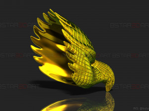 squid game mask - vip eagle mask cosplay 3d print model 3D Принт Модель