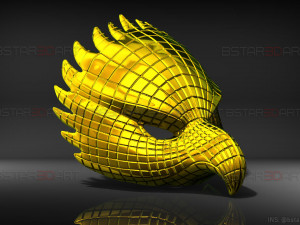 squid game mask - vip eagle mask cosplay 3d print model 3D Принт Модель