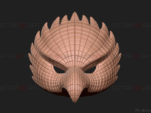 squid game mask - vip eagle mask cosplay 3d print model 3D Принт Модель