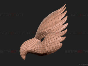 squid game mask - vip eagle mask cosplay 3d print model 3D Принт Модель