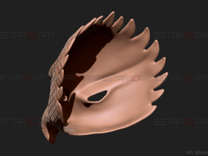 squid game mask - vip eagle mask cosplay 3d print model 3D Принт Модель