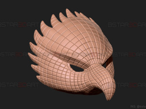 squid game mask - vip eagle mask cosplay 3d print model 3D Принт Модель