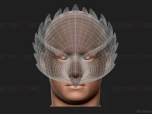 squid game mask - vip eagle mask cosplay 3d print model 3D Print Model