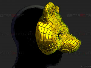 squid game mask - vip bear mask cosplay 3d print model Model do druku 3D