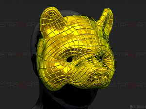 squid game mask - vip bear mask cosplay 3d print model Model do druku 3D