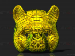 squid game mask - vip bear mask cosplay 3d print model Model do druku 3D