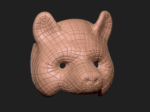 squid game mask - vip bear mask cosplay 3d print model Model do druku 3D