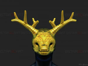 squid game mask - vip deer mask cosplay 3D Print Model