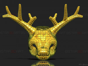 squid game mask - vip deer mask cosplay 3D Print Model