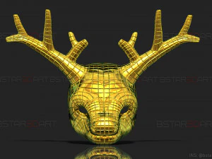 squid game mask - vip deer mask cosplay 3D Print Model