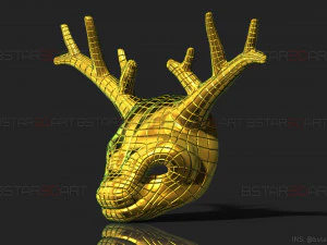 squid game mask - vip deer mask cosplay 3D Print Model