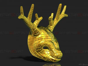 squid game mask - vip deer mask cosplay 3D Print Model