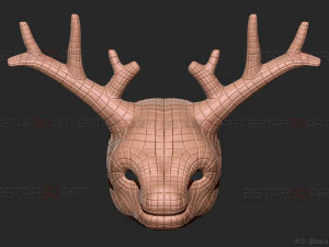 squid game mask - vip deer mask cosplay 3D Print Model