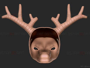 squid game mask - vip deer mask cosplay 3D Print Model