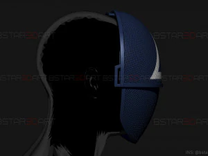 squid game mask - soldier mask foldable-moveable - with tutorial 3d print model 3D Print Model