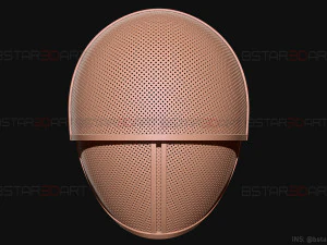 squid game mask - soldier mask foldable-moveable - with tutorial 3d print model 3D Print Model