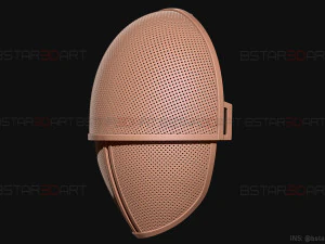 squid game mask - soldier mask foldable-moveable - with tutorial 3d print model 3D Print Model