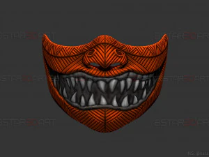 hannya devil mask halloween cosplay 3D Print Model
