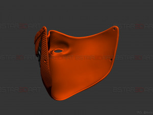 hannya devil mask halloween cosplay 3D 打印模型