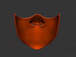 hannya devil mask halloween cosplay 3D 打印模型