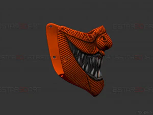 hannya devil mask halloween cosplay 3D Print Model