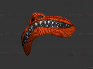 hannya devil mask halloween cosplay 3D Print Model